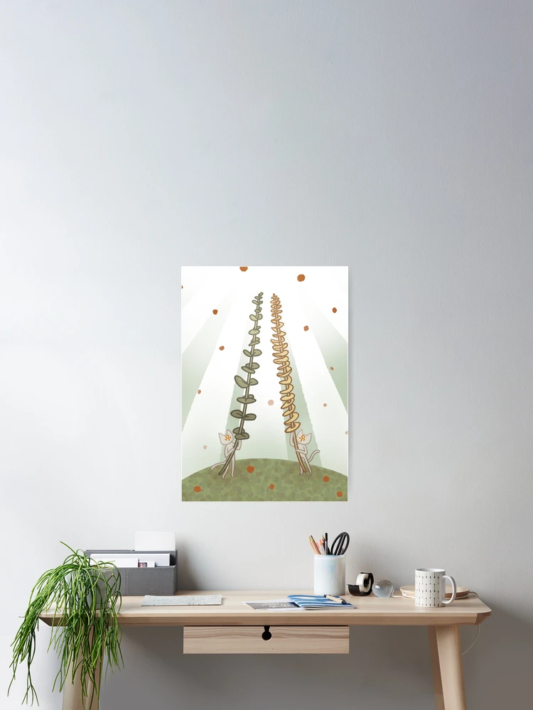 Aperçu 2 sur 3. Poster avec l'œuvre Eucalyptus créée et vendue par RaspberryMoon.