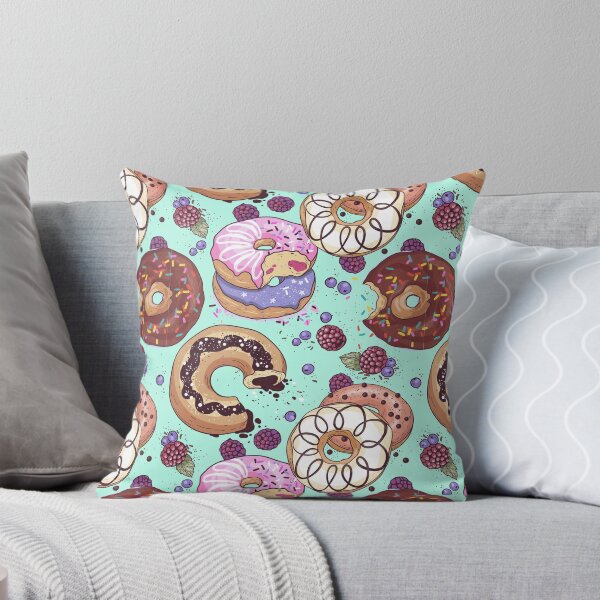 Item preview, Kawaii Cute Foodie Sugar Sweet Berries Chocolate Donuts designed and sold by IamTrending.