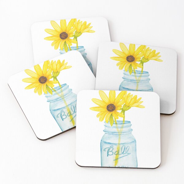 Item preview, Yellow Flower Jar designed and sold by Logan Gottsacker.