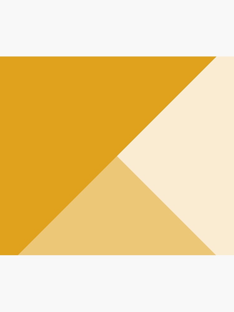 Thumbnail 5 of 5, Shower Curtain, Gradient Geometry - Mustard designed and sold by colorandpattern.