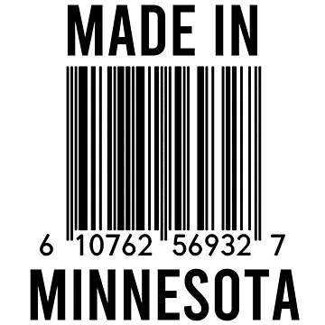 Artwork thumbnail, Made In Minnesota by RandomStuffShop