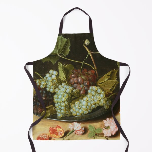 Item preview, Still Life with Fruit and Flowers designed and sold by brushandframes.