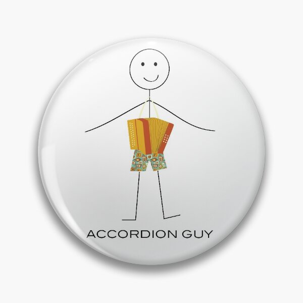 Item preview, Funny Mens Button Accordion Design designed and sold by whyitsme.