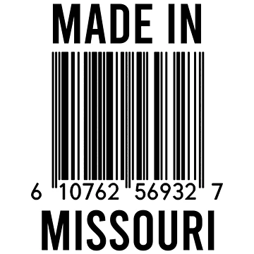 Artwork thumbnail, Made In Missouri by RandomStuffShop