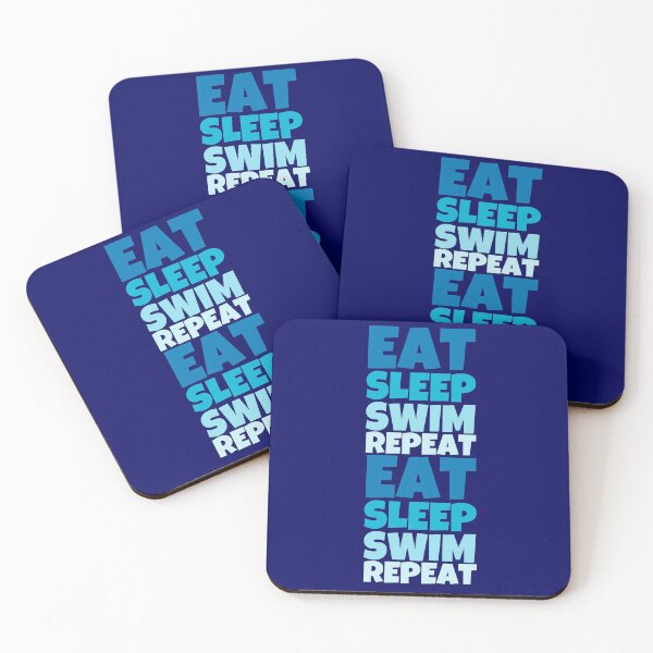 Item preview, Eat Sleep Swim Repeat designed and sold by hectorgool.