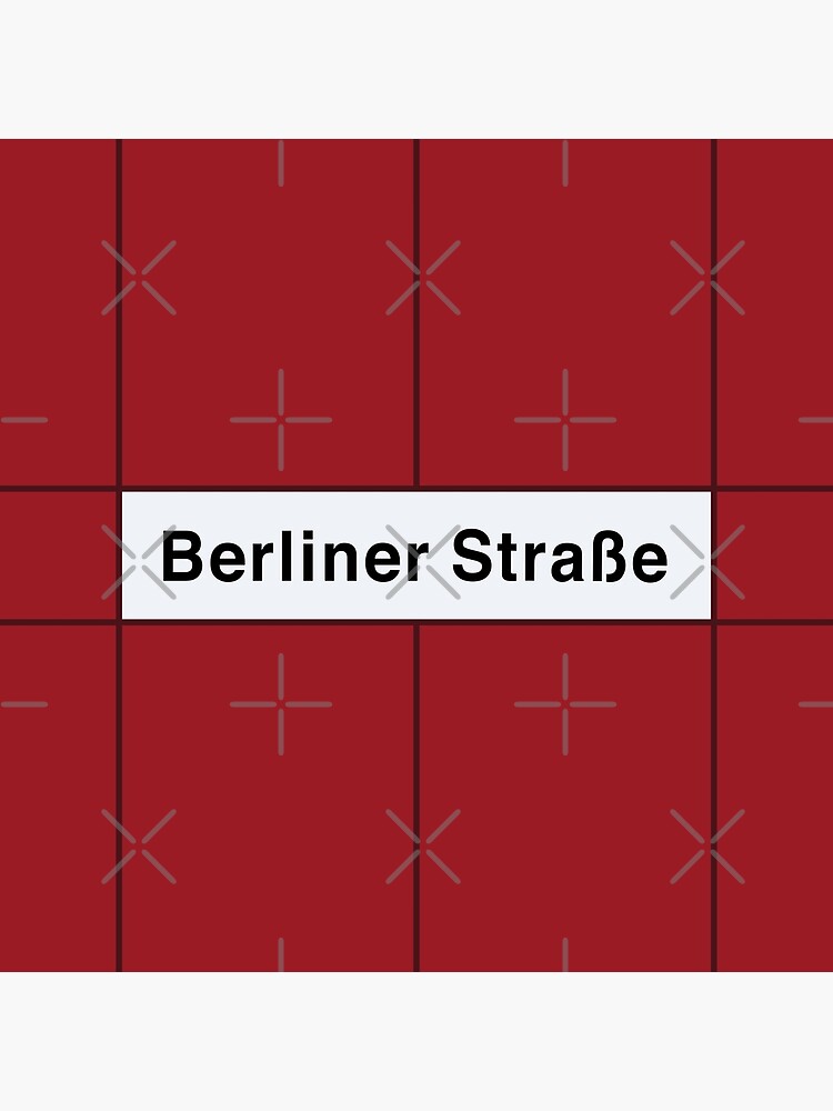 Berliner Straße Station Tiles (Berlin U9) by in-transit