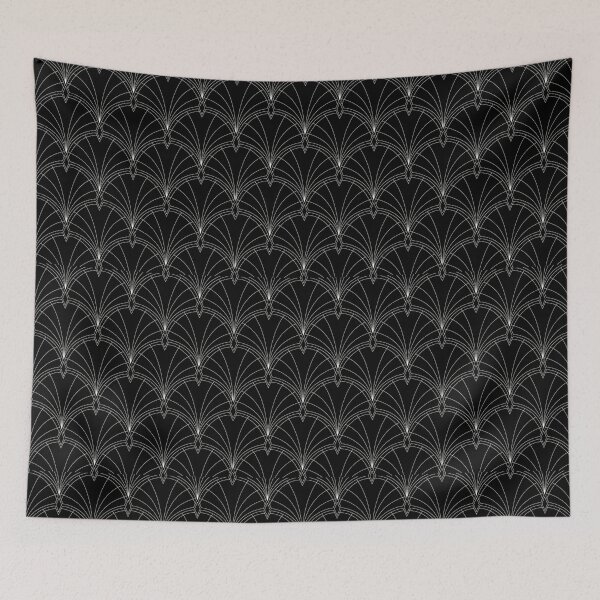 Item preview, Preppy Black and White Glam Gatsby Art Deco designed and sold by IamTrending.