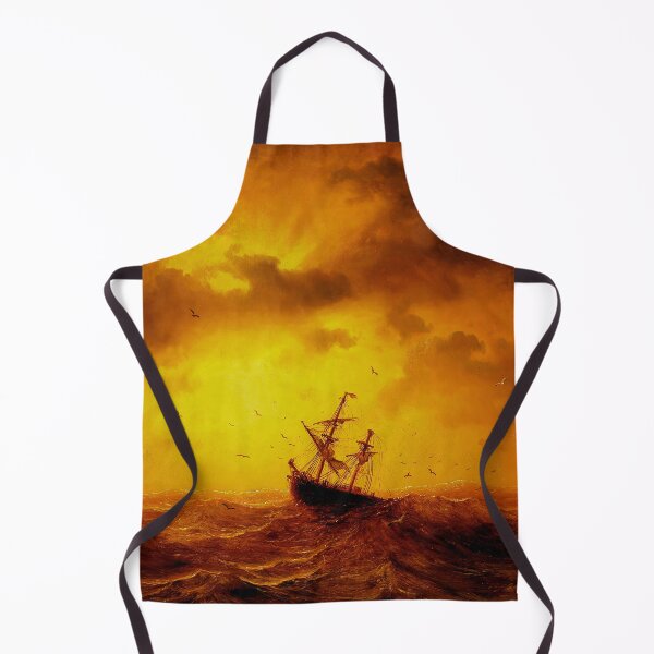 Item preview, Stormy sea designed and sold by brushandframes.