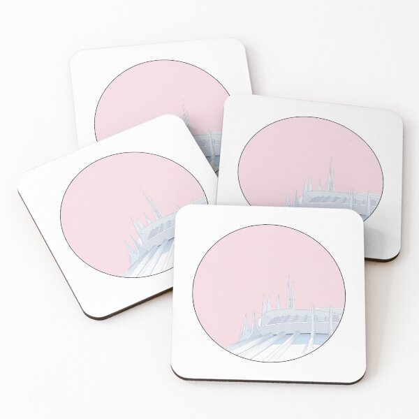 Item preview, Space Mountain with Pink Sky designed and sold by sassystopsign.