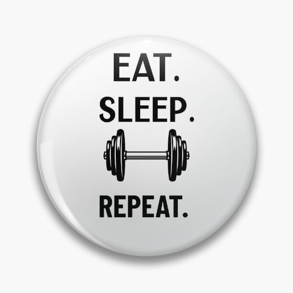 Item preview, Eat sleep gym repeat, GYM, Workout, sports t-shirt designed and sold by LEByasser.