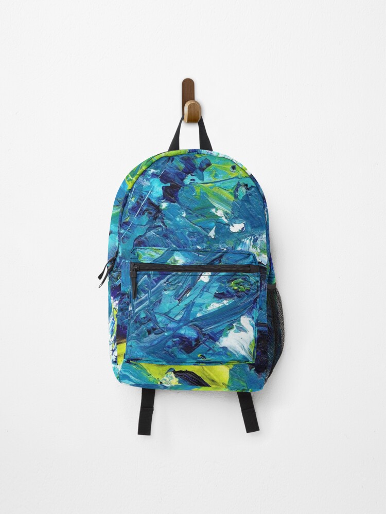 Thumbnail 1 of 3, Backpack, Blue Pallet designed and sold by PatternPalace.