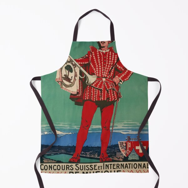 Item preview, retro concours de musique carouge geneve designed and sold by CorasPosters.