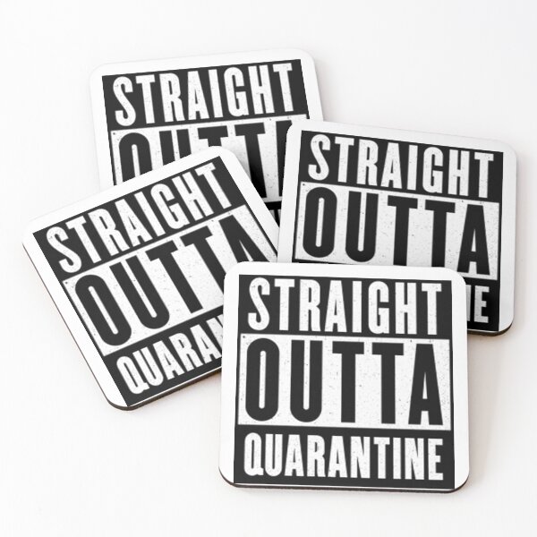 Item preview, STRAIGHT OUTTA QUARANTINE designed and sold by ABGdesigns.