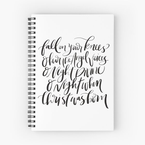 Aperçu de l'œuvre Calligraphie de la Sainte Nuit créée et vendue par thomaslettering.