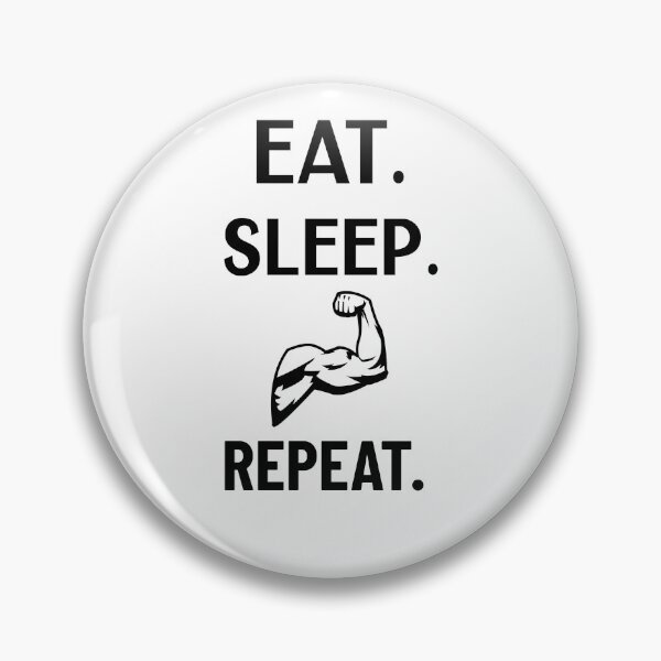 Item preview,  Eat sleep gym repeat, GYM, Workout, sports t-shirt designed and sold by LEByasser.