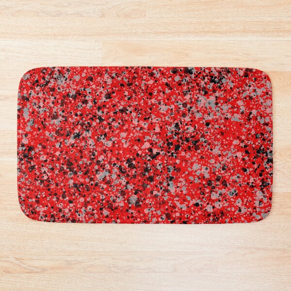 Item preview, Splatter Design in Black and Grey on Red designed and sold by Whoopsidoodle.