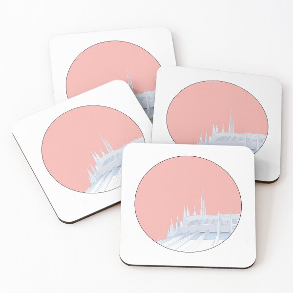Item preview, Space Mountain with Coral Sky designed and sold by sassystopsign.