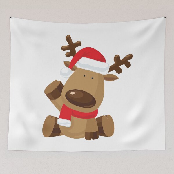 Item preview, Christmas Reindeer Pattern Classic Rudolph Holidays Merry Xmas designed and sold by treasure-crafts.