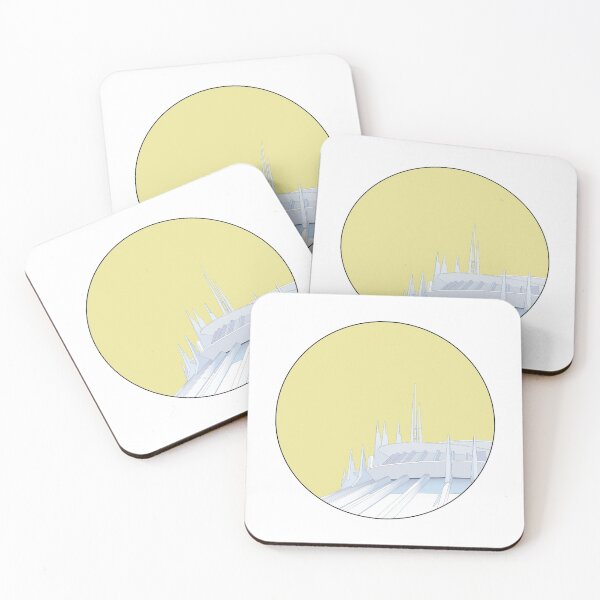 Item preview, Space Mountain with Yellow Sky designed and sold by sassystopsign.