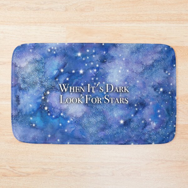 Item preview, When It's Dark Look For Stars - Galaxy Watercolor designed and sold by CoconatStudio.
