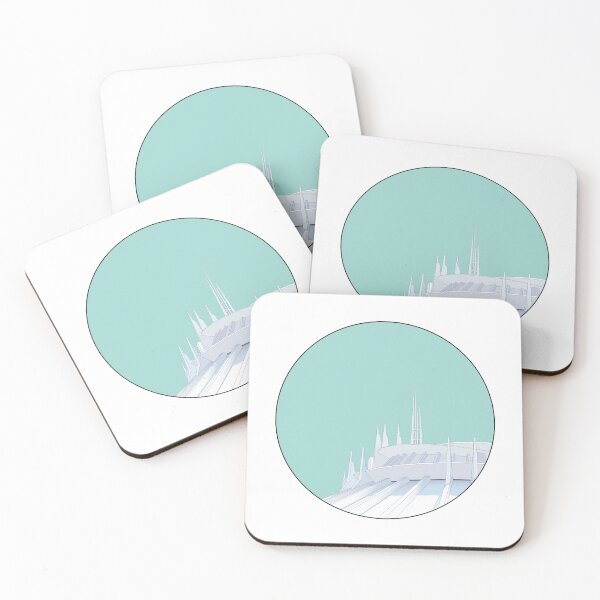 Item preview, Space Mountain with Mint Sky designed and sold by sassystopsign.