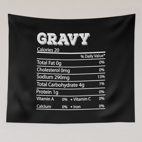 Item preview, Gravy nutrition Turkey Thanksgiving - Thanksgiving Christmas Family Gifts designed and sold by meedTee.