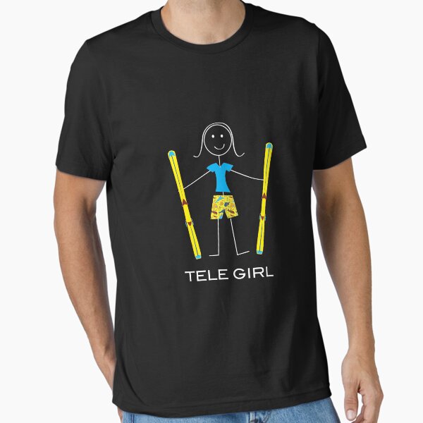 Item preview, Funny Womens Telemark Skier design designed and sold by whyitsme.