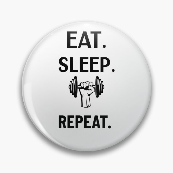 Item preview,  Eat sleep gym repeat, GYM, Workout, sports t-shirt designed and sold by LEByasser.