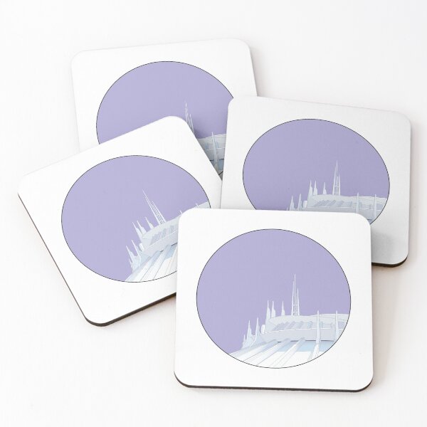 Item preview, Space Mountain with Purple Sky designed and sold by sassystopsign.