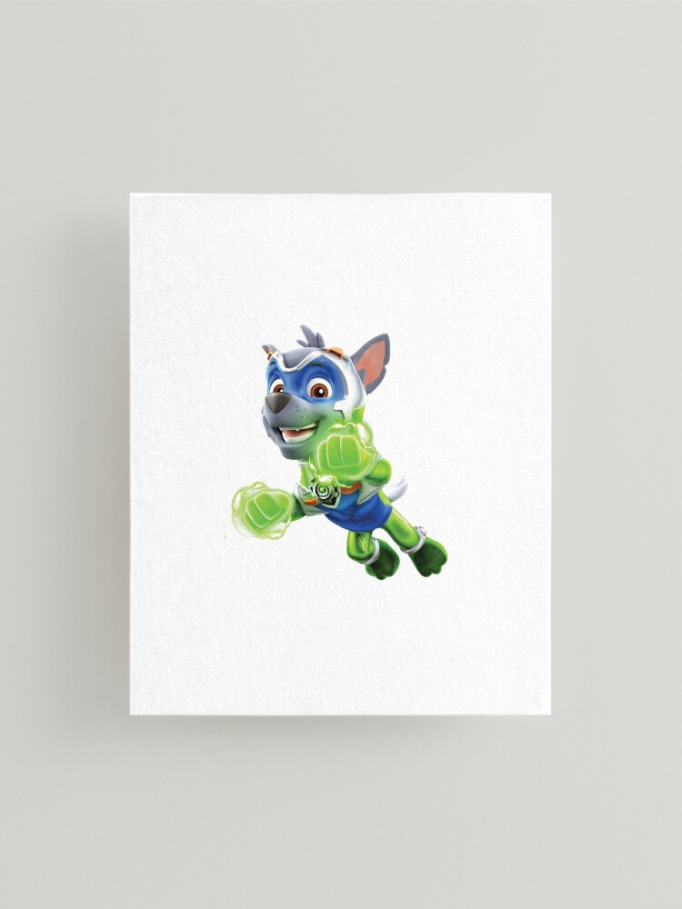 Rocky Paw Patrol Mighty Pups Super Paws | Mounted Print