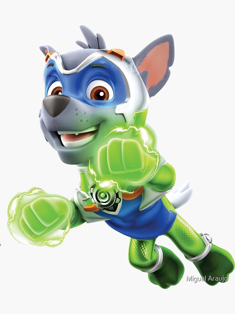 Rocky Paw Patrol Mighty Pups Super Paws