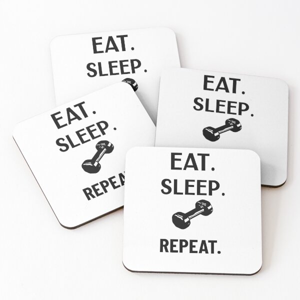 Item preview,   Eat sleep gym repeat, GYM, Workout, sports t-shirt designed and sold by LEByasser.