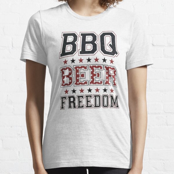 bbq beer freedom, bbq, freedom, bbq beer freedom guy, bbq beer freedom walmart, Essential T-Shirt