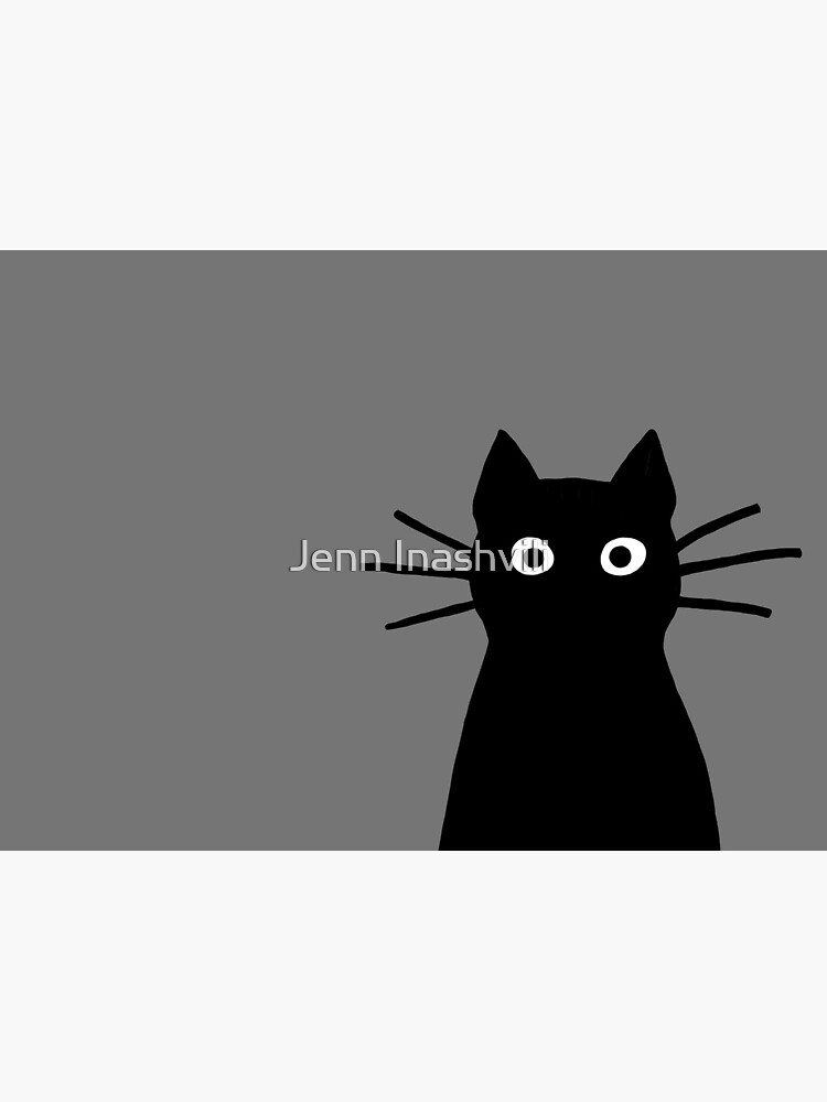 Black Cat Face by ShortCoffee