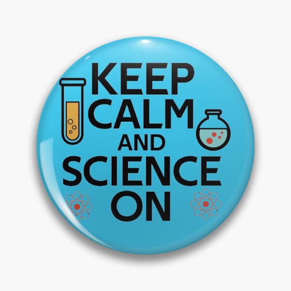 Item preview, Keep Clam And Science On Science Themed Design designed and sold by SCI-Boutique.