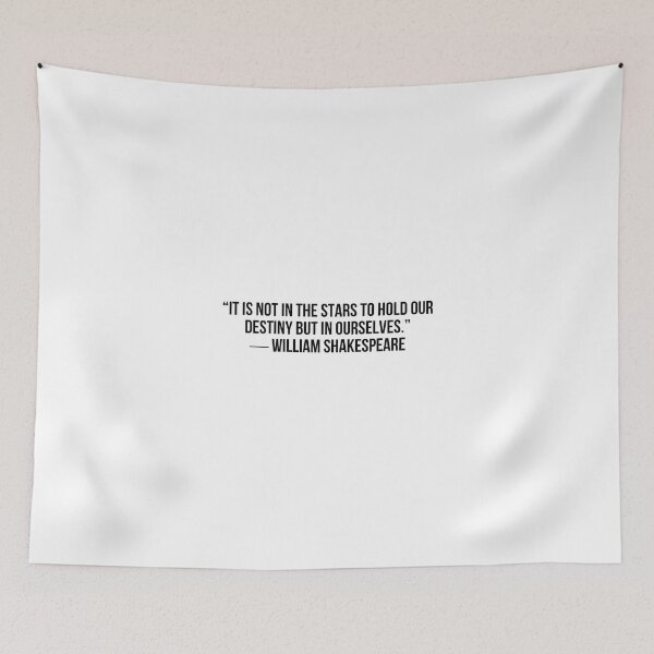 Item preview, W. SHAKESPEARE   # DESTINY designed and sold by LiteraryQuotes.