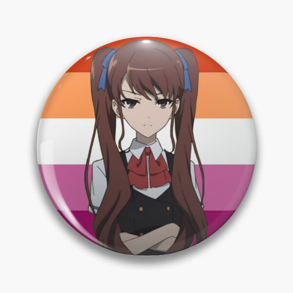 Item preview, Izumi Akazawa Lesbian pin  designed and sold by Cosplayshin.