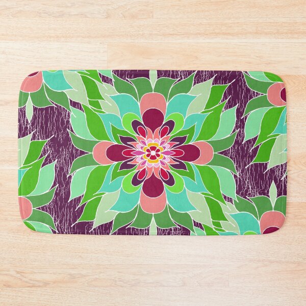 Item preview, Greens and Purples Floral Abstract designed and sold by Salote Faotusia.