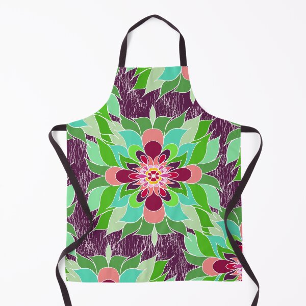 Item preview, Greens and Purples Floral Abstract designed and sold by Salote Faotusia.