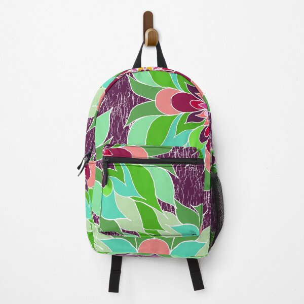 Item preview, Greens and Purples Floral Abstract designed and sold by Salote Faotusia.