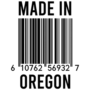 Artwork thumbnail, Made In Oregon by RandomStuffShop