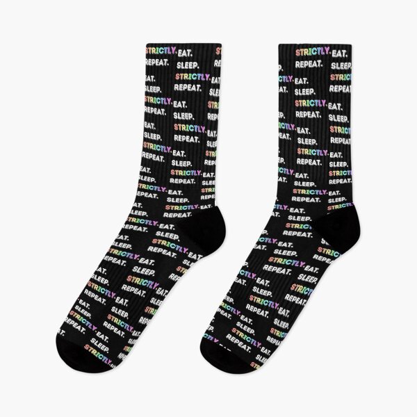 Item preview, Eat. Sleep. Strictly. Repeat. -  rainbow gradient designed and sold by AnnaMelekhina.