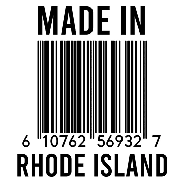 Artwork thumbnail, Made In Rhode Island by RandomStuffShop