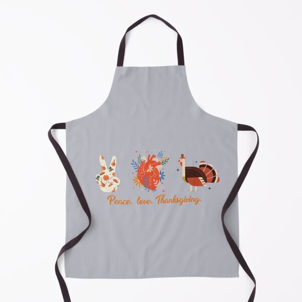 Item preview, Peace love Thanksgiving Turkey Happy pattern designed and sold by TrueFit Essentials.