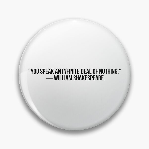 Item preview, W. SHAKESPEARE # SPEAK designed and sold by LiteraryQuotes.