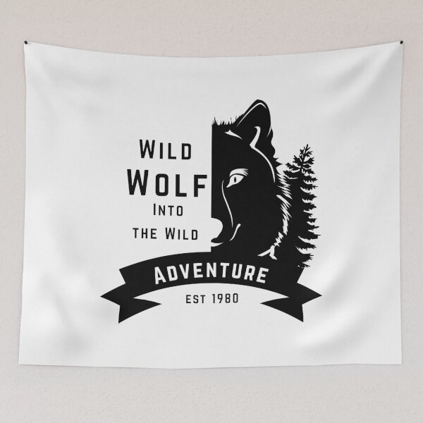 Item preview, Copy of Wild Wolf Into The Wild Adventure Est 1980 designed and sold by mouad naouiri.