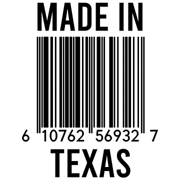 Artwork thumbnail, Made In Texas by RandomStuffShop