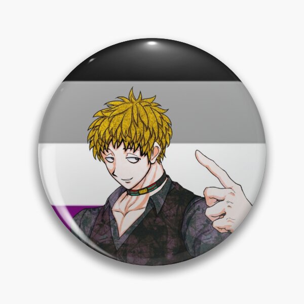 Item preview, Keiji Shinogi asexual pin  designed and sold by Cosplayshin.
