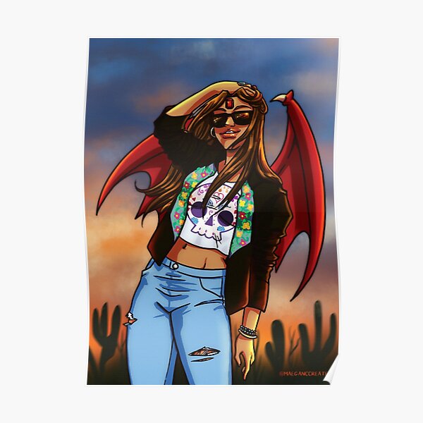 Myrladis Desert Rose Poster
