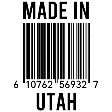 Artwork thumbnail, Made In Utah by RandomStuffShop
